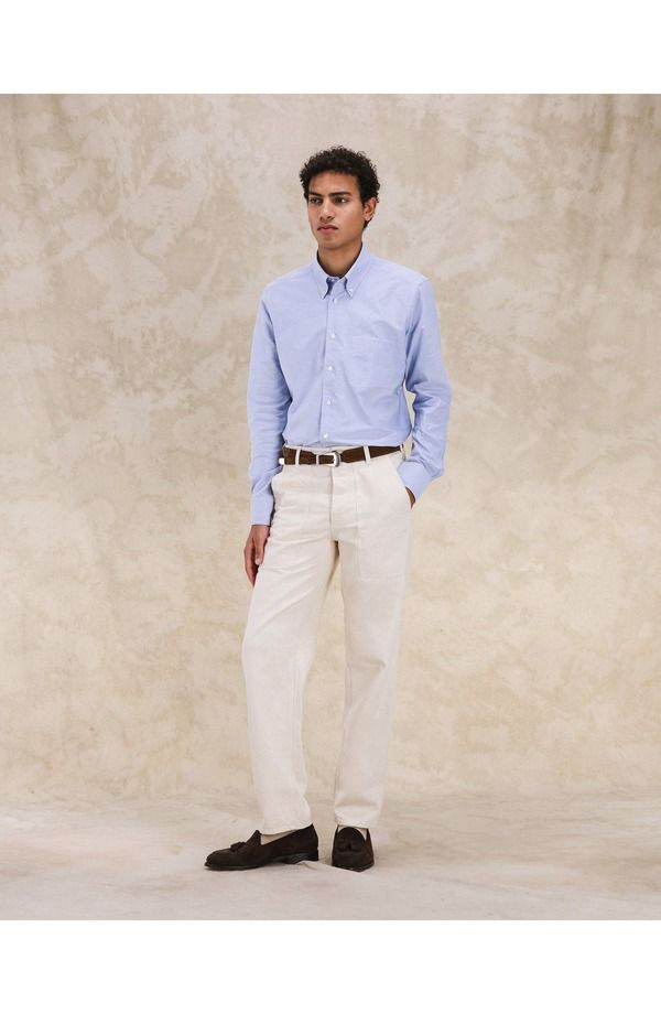 フォルテラ メンズ トップス シャツ コットン Fortela Costes Classicotton Shirt Sky
