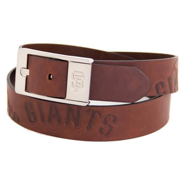 イーグルスウィングス メンズ アクセサリー ベルト レザー EAGLES WINGS Mens Brown San Francisco Giants Brandish Leather Belt Bro