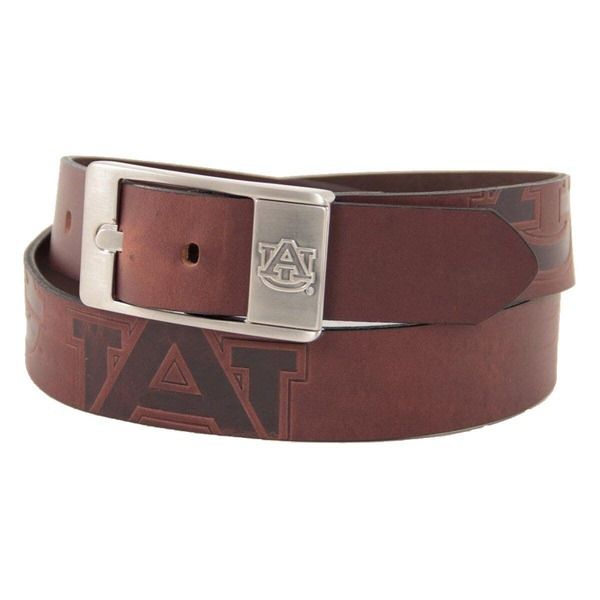 イーグルスウィングス メンズ アクセサリー ベルト レザー EAGLES WINGS Auburn Tigers Brandish Leather Belt Brown ブラウン