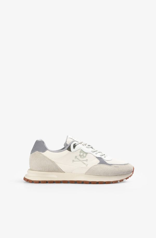 スカルパーズ メンズ シューズ スニーカー スエード コントラスト Scalpersuede Skull Contrast Sneakers Cream クリーム