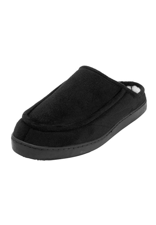 キングサイズ メンズ シューズ サンダル スエード KingSize Microsuede Clog Slippers Black ブラック