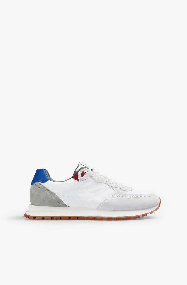 スカルパーズ メンズ シューズ スニーカー スエード コントラスト Scalpersuede Skull Contrast Sneakers White blue