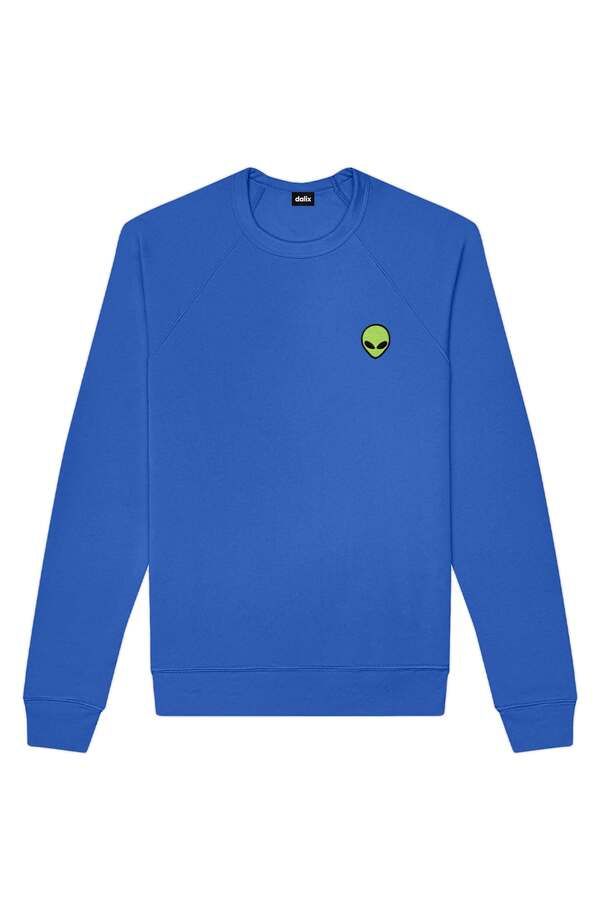 ダリックス メンズ アウター パーカー・スウェット シャツ フリース Dalix Alien Fleece Sweatshirtrue Royal