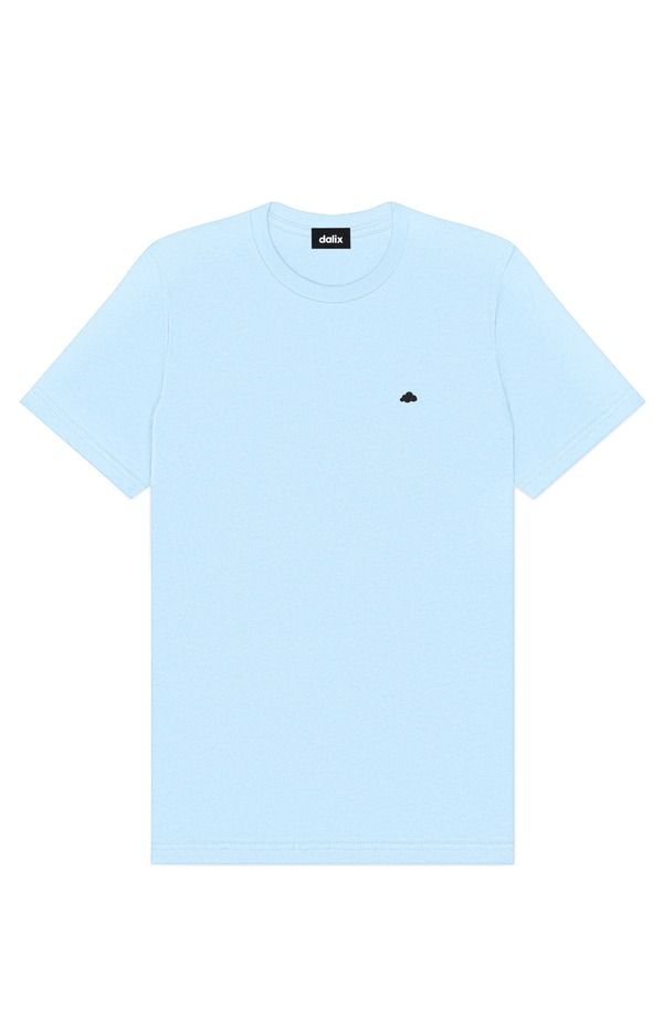 ダリックス メンズ アウター パーカー・スウェット Tシャツ ジャージー Dalix Mens Lil Cloud Lightweight Jersey Tee Baby Blue ブルー