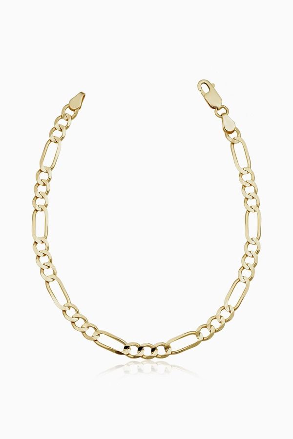 オラディナ メンズ アクセサリー ブレスレット・バングル・アンクレット Oradina 14K Yellow Gold Florentine Figaro Bold Bracelet Yellow G