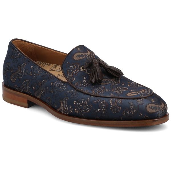 タフト メンズ シューズ スリッポン・ローファー TAFT Mens Tommy Tasseloafer Brown Paisley ブラウン