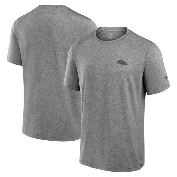 ファナティクス シグネチャー メンズ トップス Tシャツ Mens Fanaticsignature Black Baltimore Ravens Front Office Tech TShirt B