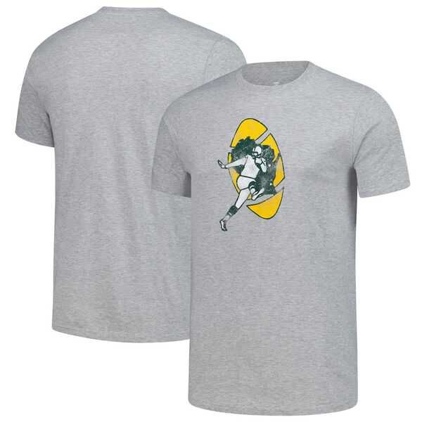 ファナティクス メンズ トップス Tシャツ MensFanatics Gray Green Bay Packers TShirt Gray グレー