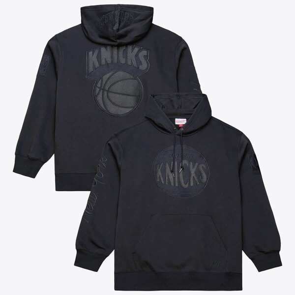 ミッチェルネス メンズ アウター パーカー・スウェット フリース Mens Mitchell Ness Black New Yorknicks Phantom Fleece Hoodie Black