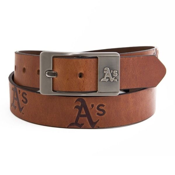 イーグルスウィングス メンズ アクセサリー ベルト レザー EAGLES WINGS Oakland Athletics Brandish Leather Belt Brown ブラウン 13,075円