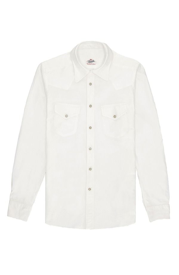 フォルテラ メンズ トップス シャツ スリムフィット Fortela Tex Slim Fit Shirt White ホワイト