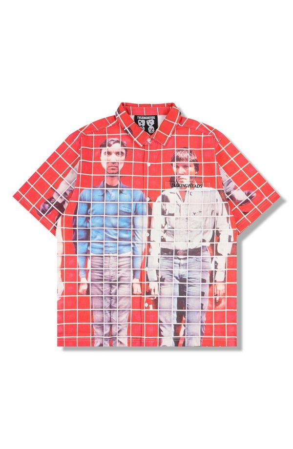 プレジャーズ メンズ トップス シャツ グラフィック PLEASURES Food Graphic ButtonUp Shirt Red レッド