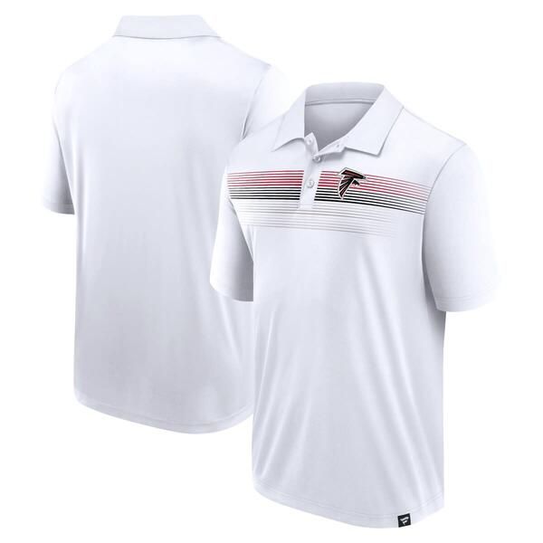 ファナティクス メンズ トップス ポロシャツ Mens Fanatics Branded White Atlanta Falcons Victory For Us Interlock Polo Whi