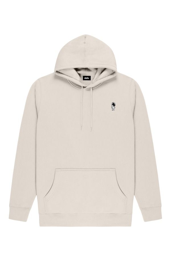 ダリックス メンズ アウター パーカー・スウェット シャツ フリース Dalix Astronaut Midweight Fleece Classic Hooded Sweatshirt Bone