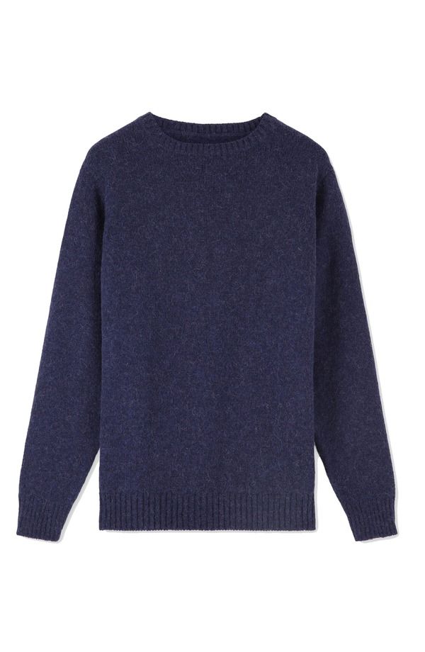 フォルテラ メンズ アウター パーカー・スウェット クルーネック セーター Fortelalpaca Crew Neck Sweater Blue ブルー