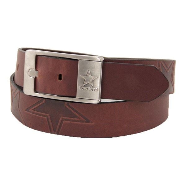 イーグルスウィングス メンズ アクセサリー ベルト レザー EAGLES WINGS Dallas Cowboys Brandish Leather Belt Brown ブラウン
