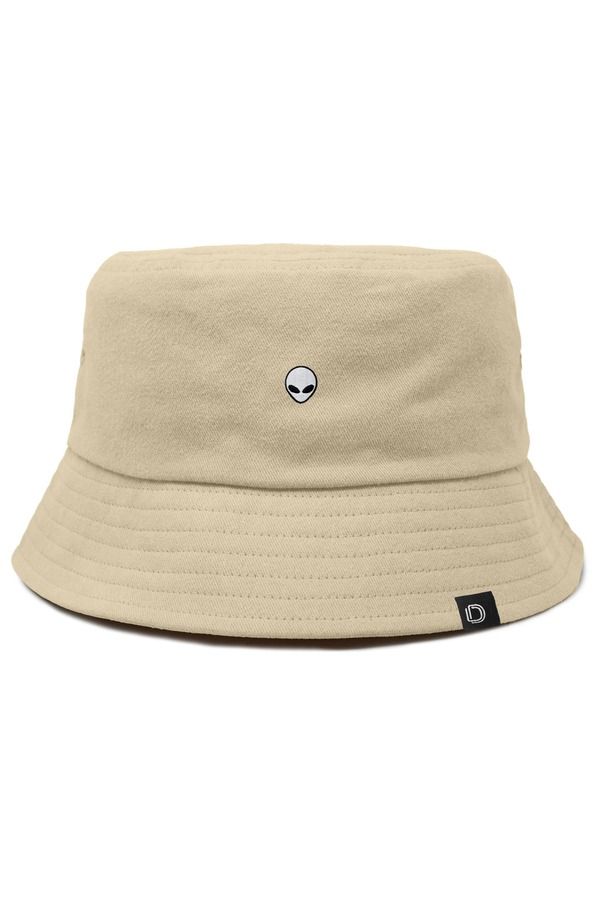 ダリックス メンズ アクセサリー 帽子 コットン Dalix Mens Lil Alien Cotton Bucket Hat Sesame Beige ベージュ