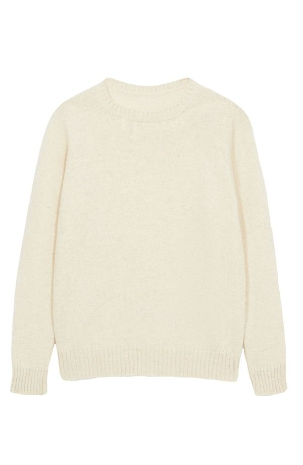 フォルテラ メンズ アウター パーカー・スウェット クルーネック セーター Fortelalpaca Crew Neck Sweater Off White オフホワイト