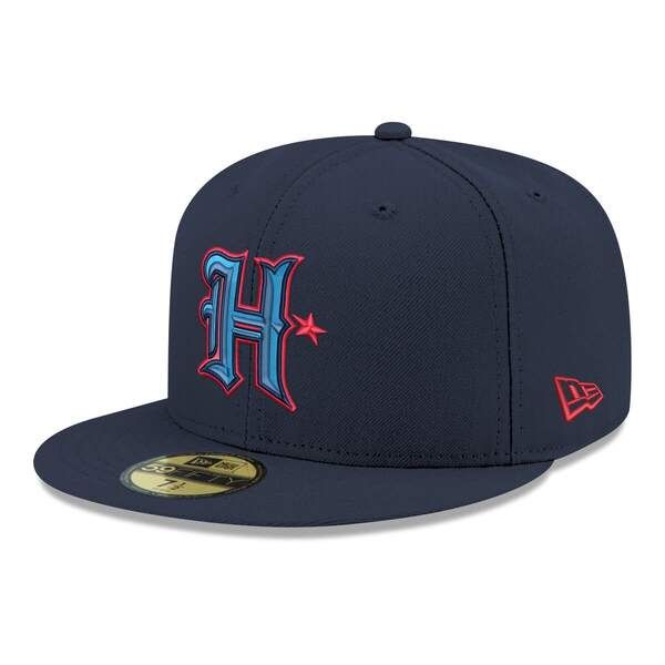 ニューエラ メンズ アクセサリー 帽子 Mens New Era Navy Houston Texans 59FIFTY Fitted Hat Navy ネイビー