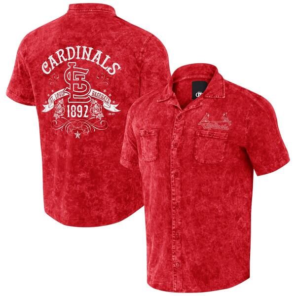 ダリウス・ラッカー コレクション バイ ファナティクス メンズ トップス シャツ デニム Mens Darius Rucker Collection by Fanatics Red St Louis