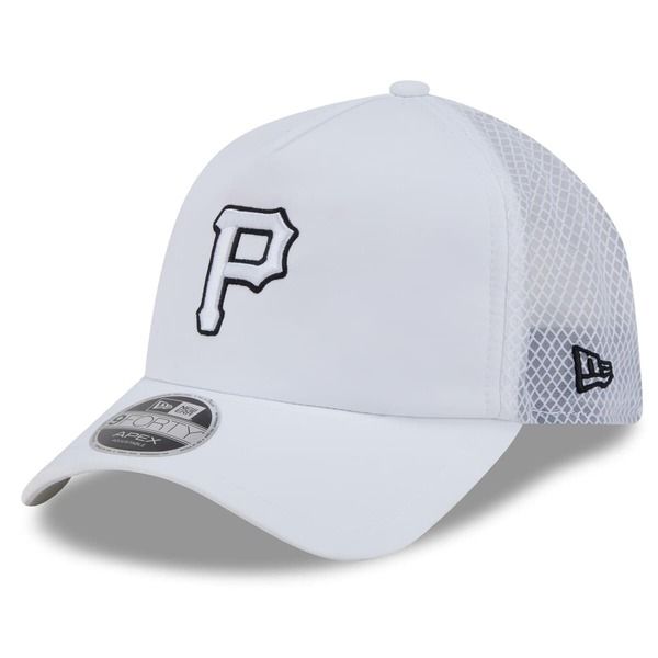 ニューエラ メンズ アクセサリー 帽子 Mens New Era White Pittsburgh Pirates 2026 Batting Practice Apex 9FORTY Adjustab