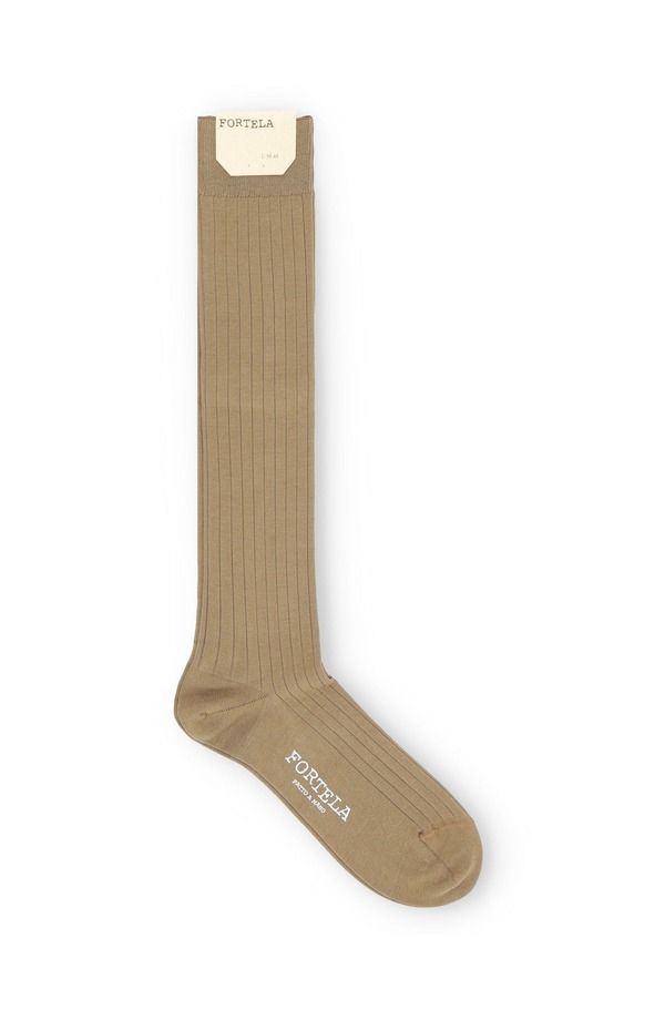 フォルテラ メンズ アンダーウェア 靴下 Fortela Filo Di 2Calzini Socks Beige ベージュ