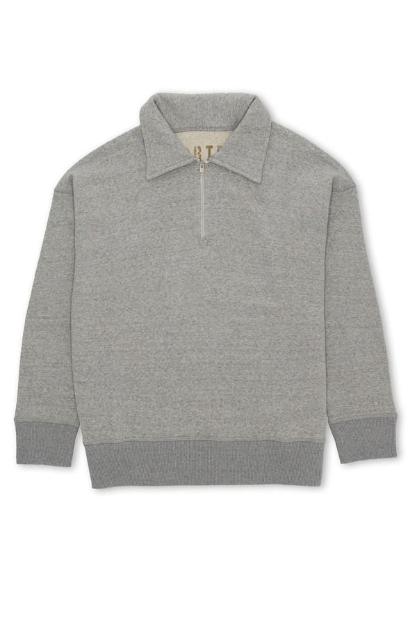 フォルテラ メンズ アウター パーカー・スウェット シャツ コットン Fortela Idaho Cotton 34 Zip Sweatshirt Melange