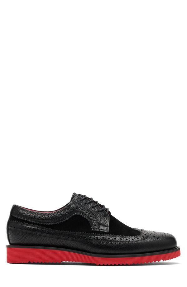 マークノーラン メンズ シューズ ウィングチップ ダービー MARC NOLAN Alexander Wingtip Derby Black ブラック