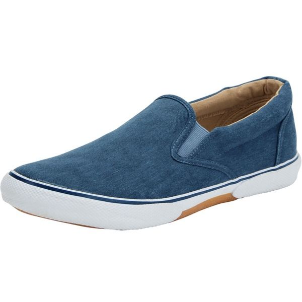 キングサイズ メンズ シューズ スリッポン・ローファー KingSize CanvaslipOn Shoestonewash Navy ネイビー