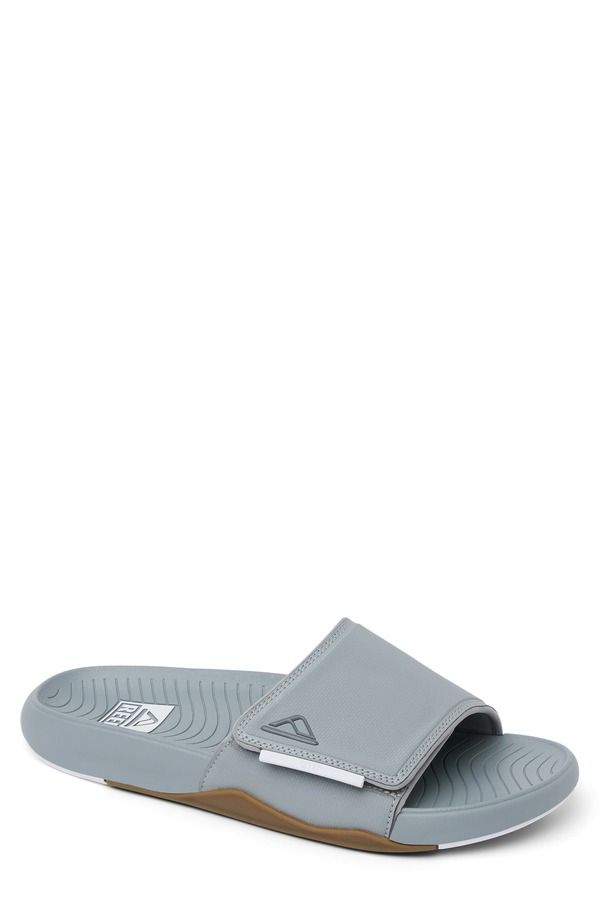 リーフ メンズ シューズ サンダル Reef Phantom Slab Slide Sandal Grey White ホワイト