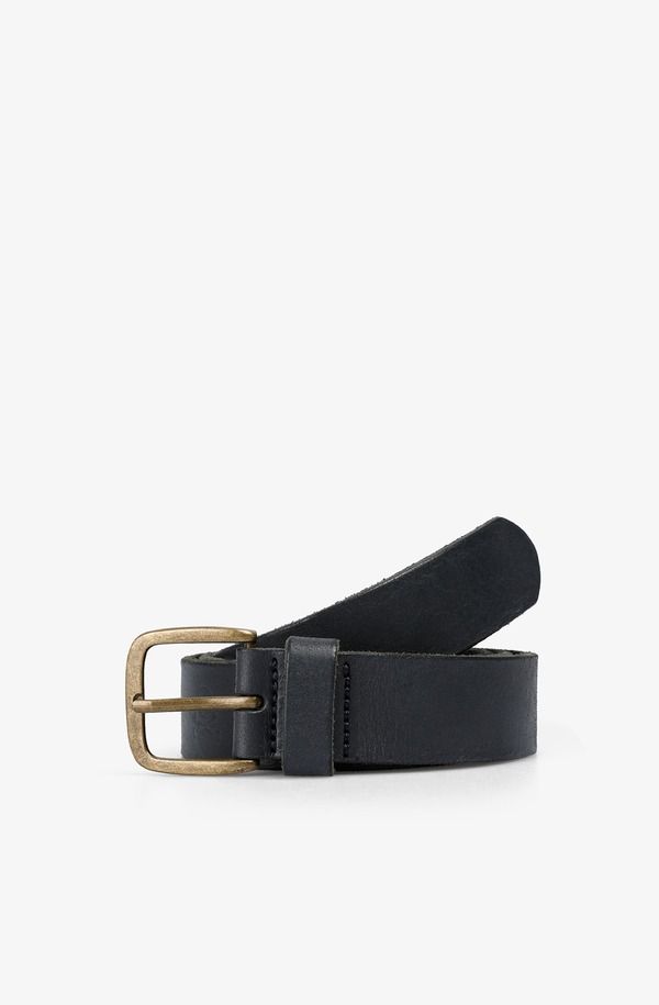スカルパーズ メンズ アクセサリー ベルト レザー Scalperskulleather Belt Navy ネイビー