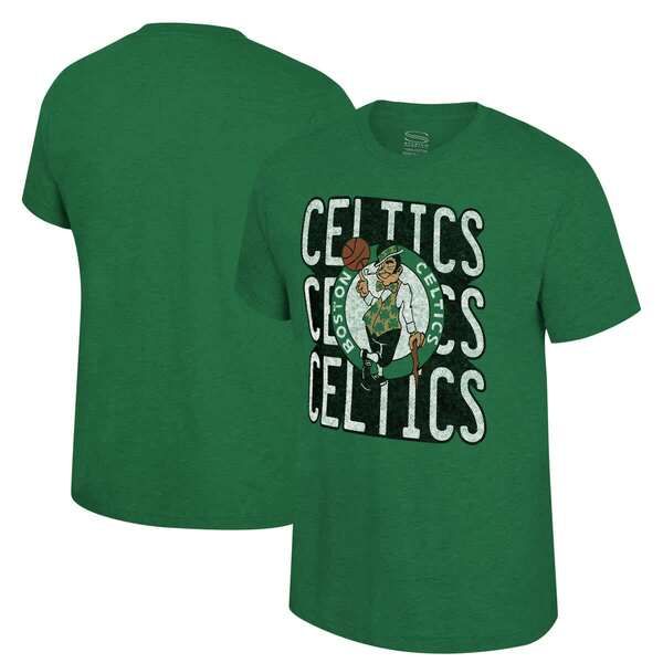 スタジアムエッセンシャルズ レディース トップス シャツ UnisexStadium Essentials Heather Green Boston Celticstep Up TShirt Heat