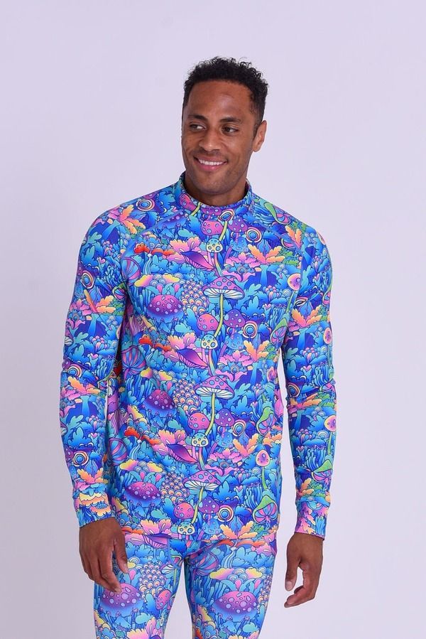 オースク メンズ トップス Tシャツ OOSC Baselayer Top How High Mens MultiColour マルチカラー