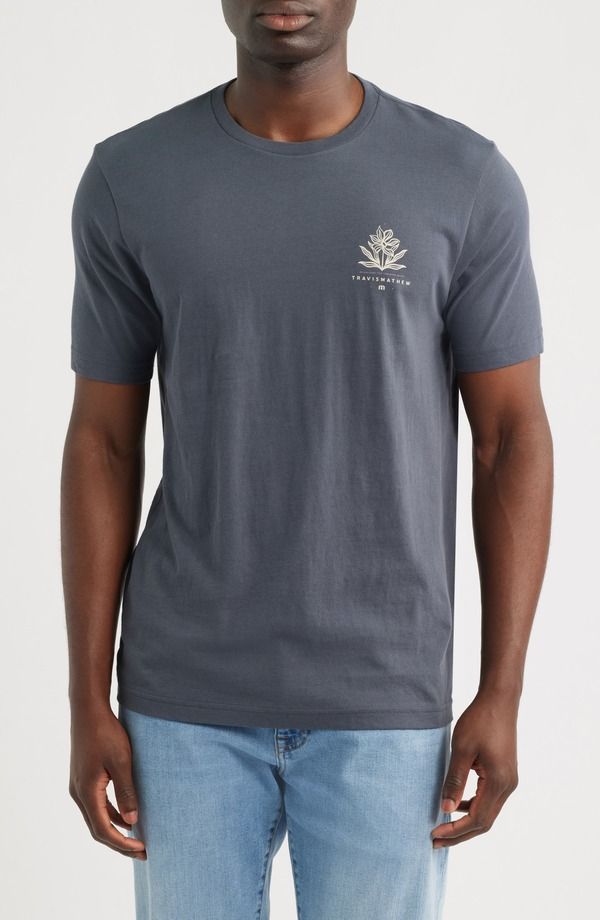 トラビスマヒュー メンズ トップス Tシャツ コットン TravisMathew Balance Fund Cotton TShirt Ebony
