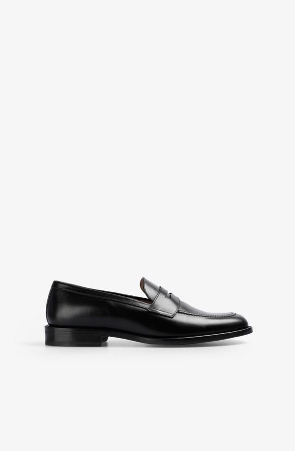 スカルパーズ メンズ シューズ ローファー Scalpers Carlson Loafer Shoes Black ブラック