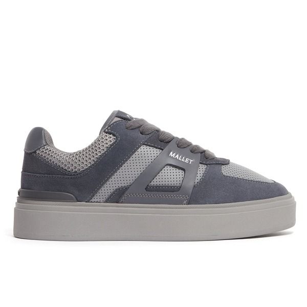 マレット メンズ シューズ スニーカー MALLET Fenchurch SkateStyle Sneakers Grey グレー