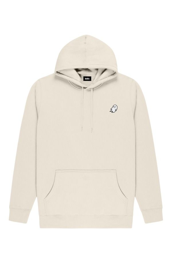 ダリックス メンズ アウター パーカー・スウェット シャツ フリース Dalix Ghost Midweight Fleece Classic Hooded Sweatshirt Ecru エクリュ