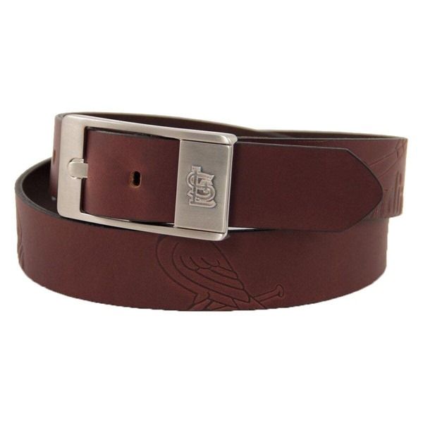 イーグルスウィングス メンズ アクセサリー ベルト レザー EAGLES WINGS Mens Brown St Louis Cardinals Brandish Leather Belt Brown