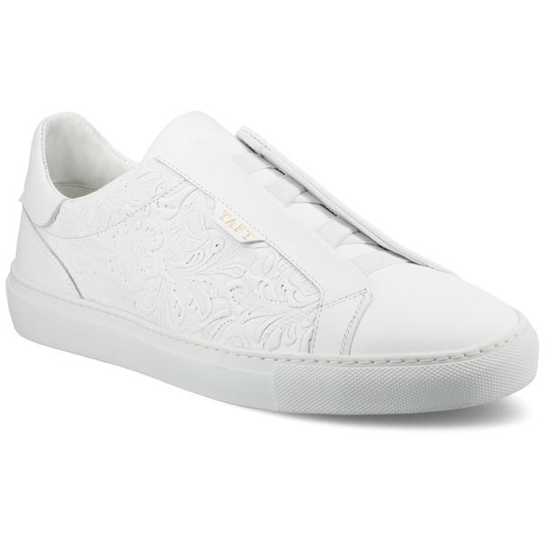 タフト メンズ シューズ スニーカー TAFThe Jameslipon Sneaker White ホワイト