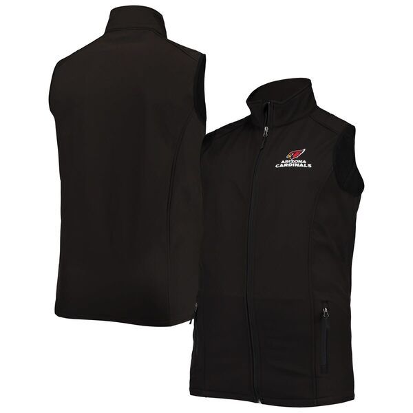 ダンブルック メンズ アウター ベストール Mens Dunbrooke Black Arizona Cardinals Big Tall Archer Softshell FullZip Vest
