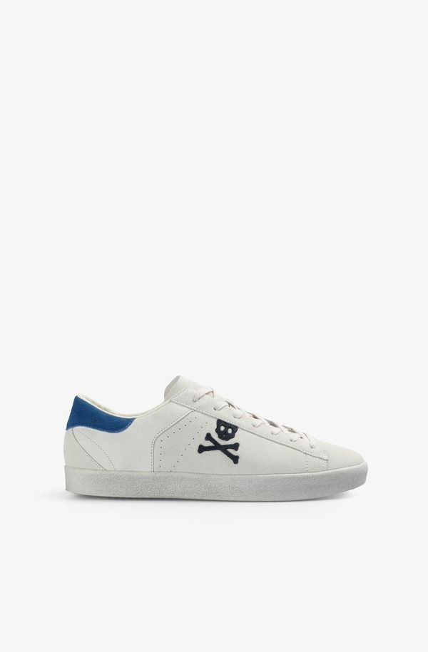 スカルパーズ メンズ シューズ スニーカー スエード Scalpers Henry Suede Sneakers White navy