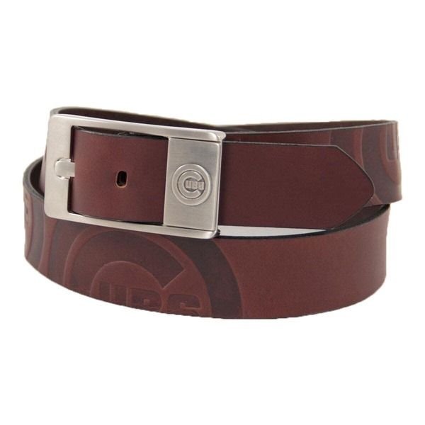 イーグルスウィングス メンズ アクセサリー ベルト レザー EAGLES WINGS Mens Brown Chicago Cubs Brandish Leather Belt Brown ブラウン