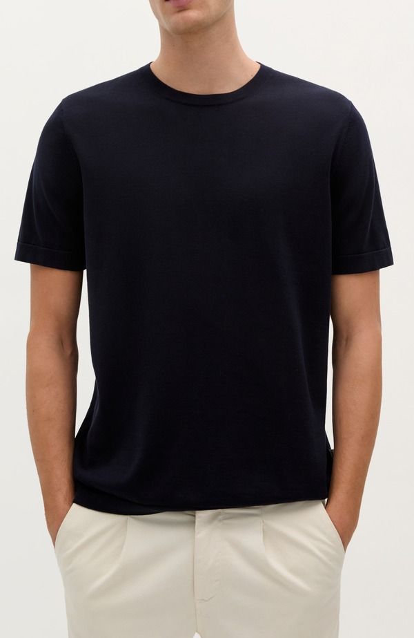 スカルパーズ メンズ アウター パーカー・スウェット Tシャツ Scalpers Icon Turner Tee Navy ネイビー
