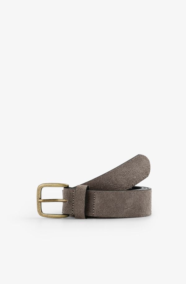 スカルパーズ メンズ アクセサリー ベルト スエード Scalperskull Suede Belt Grey グレー