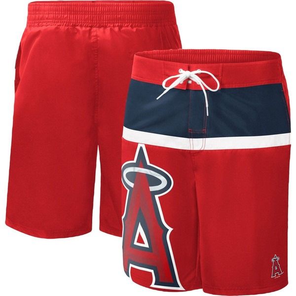 カール バンクス メンズ 水着 ハーフパンツ・ショーツ ショートパンツ Mens GIII Sports by Carl Banks Red Los Angeles Angelsea Wind Swi