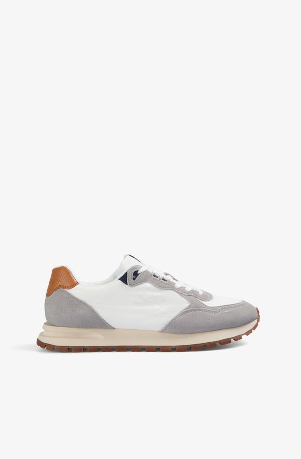スカルパーズ メンズ シューズ スニーカー Scalpers Rio 25 Sneakers Off White Orange オフホワイト