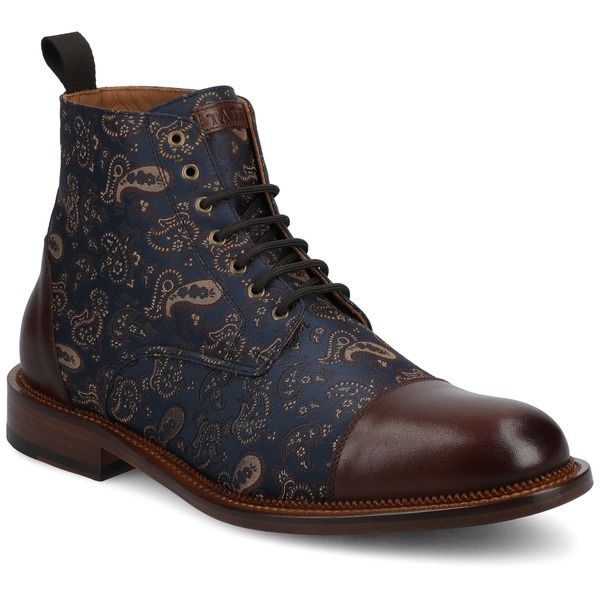 タフト メンズ シューズ ブーツ・レインブーツ TAFT Mens Jack Dress Boot Brown Paisley ブラウン