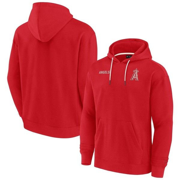 ファナティクス シグネチャー レディース アウター パーカー・スウェット フリース Unisex Fanaticsignatu red Los Angeles Angels Elementsuper