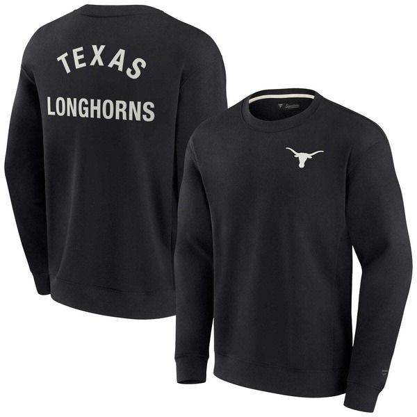 ファナティクス シグネチャー レディース アウター パーカー・スウェット シャツ Fanaticsignature Unisex Fanatics Black Texas Longhornsuper