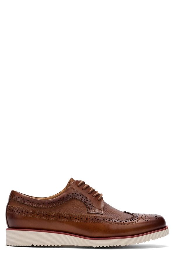 マークノーラン メンズ シューズ ウィングチップ ダービー MARC NOLAN Alexander Wingtip Derby Cognac